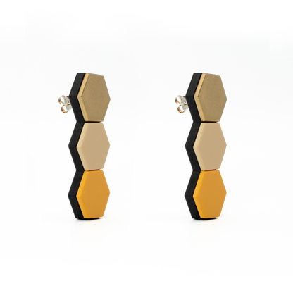 PENDIENTES  HONEY TRIPLE